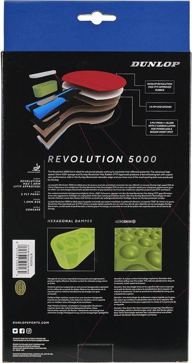 Actual product image Dunlop Revolution 5000