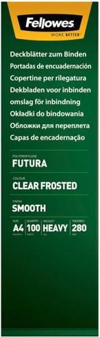 Produktbild Fellowes Futura Deckblatt, transparent, matt