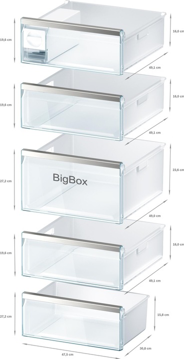Image du produit Bosch Hausgeräte GSN51AWCV (Autonome, 290 l)