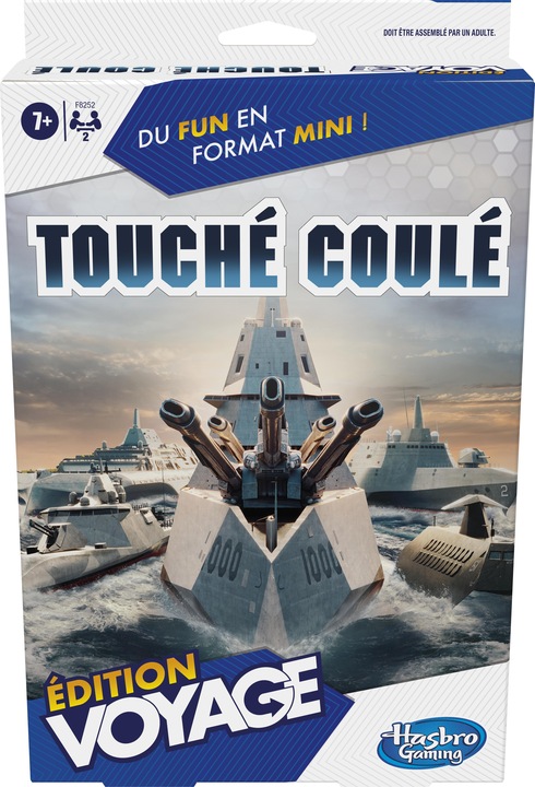Actual product image Hasbro Gaming Battelship jeu de voyage (French)