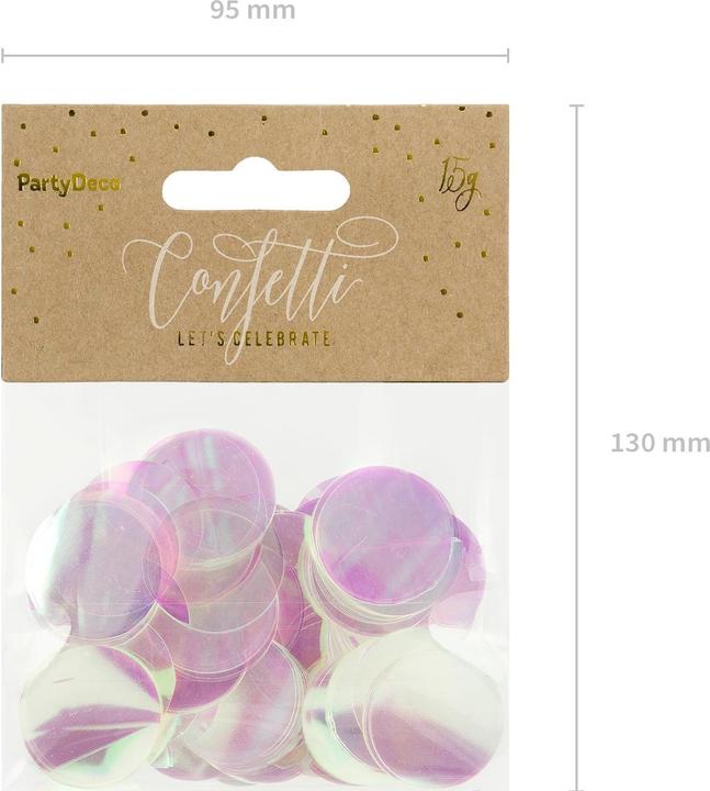 Produktbild Partydeco Streudeko Tischkonfetti Irisierend
