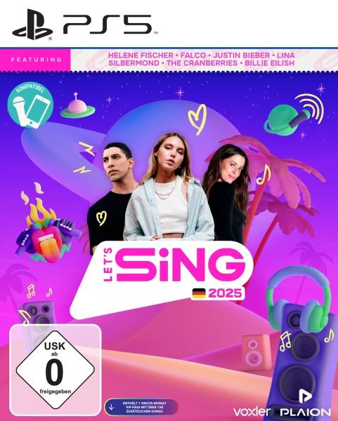 Actual product image Plaion Let's Sing 2025 German Version (PS5, DE)