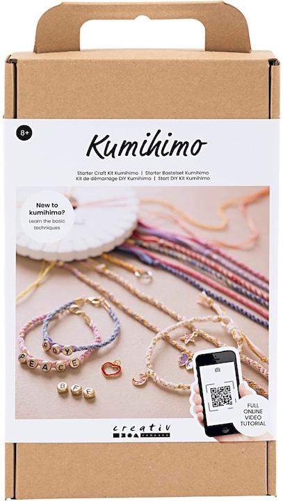 Actual product image Creativ Company Craft Set Starter Kumihimo Pendant, Beads