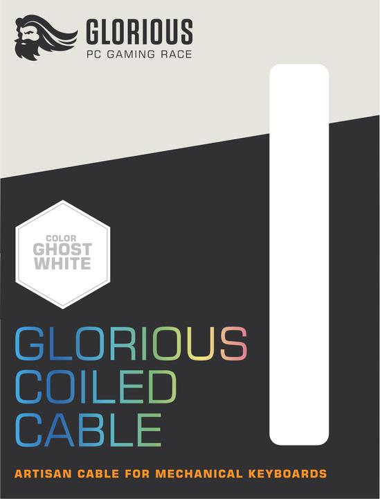Produktbild Glorious PC Gaming Race GLO-CBL-COIL-WHITE (1.37 m, USB 2.0)