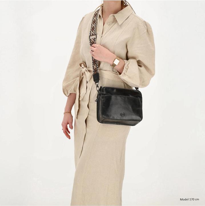 Produktbild Hide & Stitches Next Navajo Schoudertas - Crossbody - Leer - Schouderband - Zand -