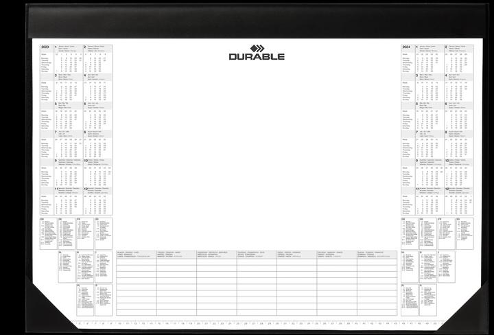 Produktbild Durable Schreibunterlage mit Kalenderblock (59 x 42 cm)