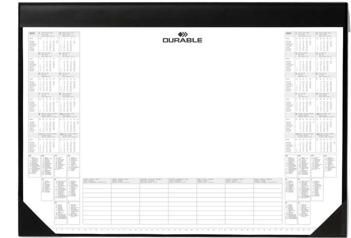 Image du produit Durable Sous-main avec calendrier (59 x 42 cm)