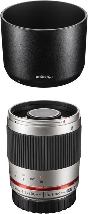 Produktbild Walimex 300/6,3 APS-C Spiegel MFT silber (Four Thirds, APS-C / DX)