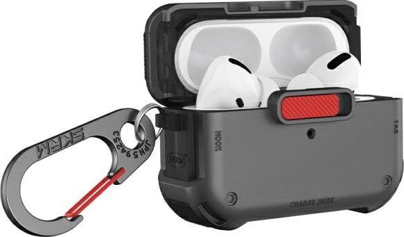 Image du produit Skinarma case Mecha AirPods Pro 2 gunmetal (Sac pour écouteurs)