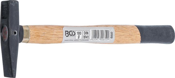 Produktbild BGS Schlosserhammer Holz-Stiel DIN 1041 100 g (155 g)