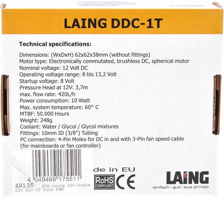 Laing DDC-Pumpe 12V DDC-1T Plus - kaufen bei Galaxus