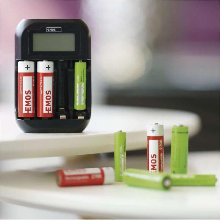 Immagine prodotto Emos InteligentnÃ nabÃjeÄka BCN-41D + 4xAA (4 pz., AAA, Batteria + Caricabatterie)