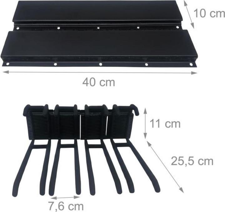 Actual product image Relaxdays 10-piece tool rack set