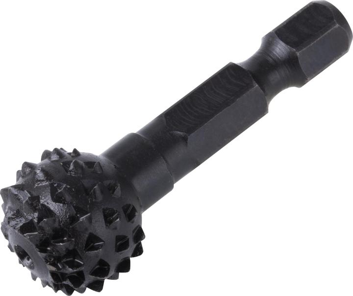 Actual product image wolfcraft 1 Rotary Rasp Cylindre For Wood Hex Shank (48 mm)