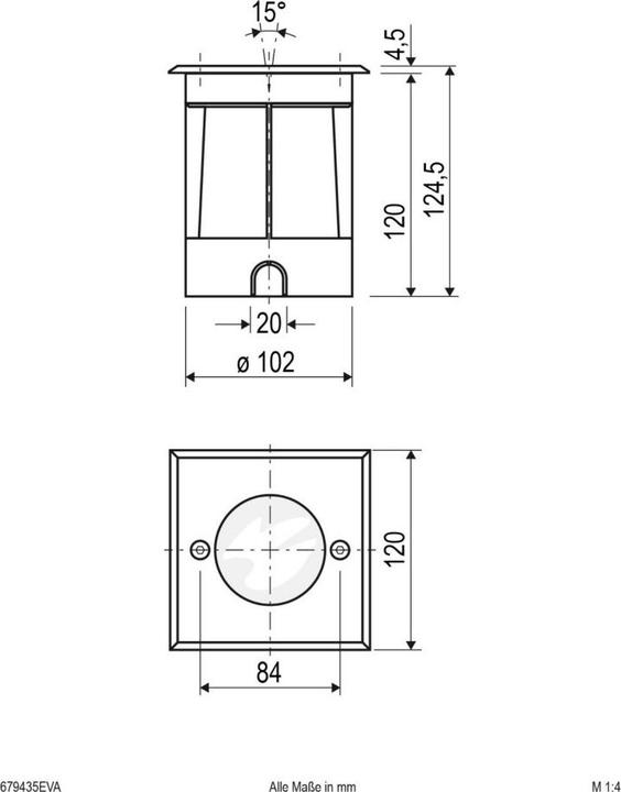 Produktbild EVN-Lichttechnik LED-Bodeneinbauleuchte (GU10, IP67)