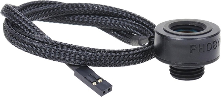 Image du produit Phobya Capteur de température fileté femelle/mâle G1/4 noir mat