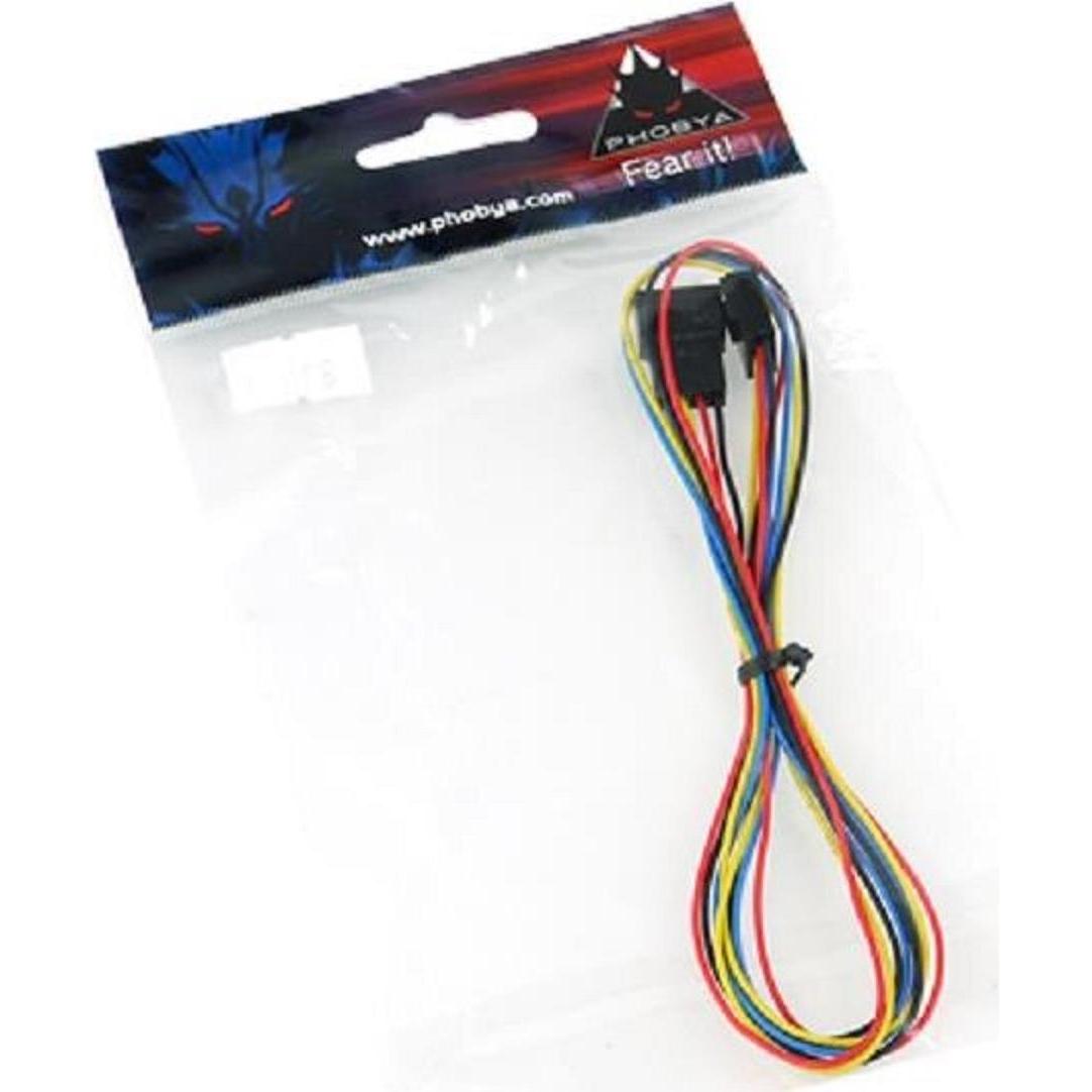 Thumbnail - Phobya 4Pin PWM Verlängerung, Interne Kabel (PC)