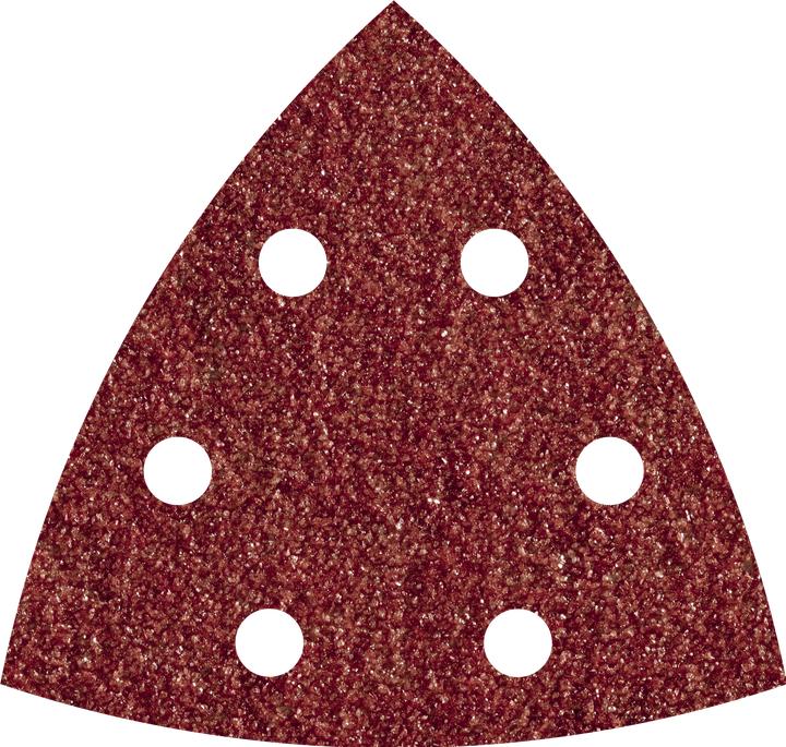 Actual product image wolfcraft 5 Adhesive sanding sheets Aluminium oxide K120 Delta 95mm (120)