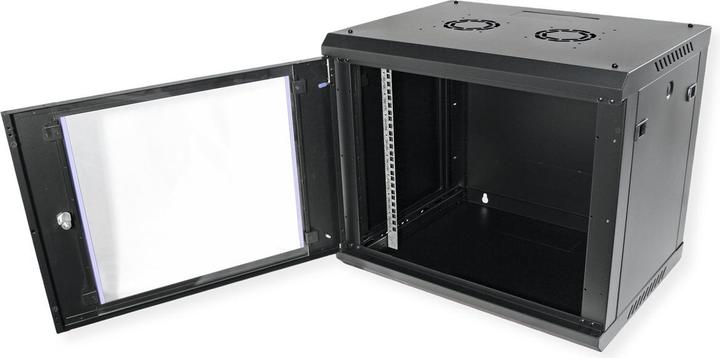 Actual product image Value 19-Zoll Wandgehäuse 9HE 600x450mm schwarz, Bausatz (9 RU, 19 inch rack)