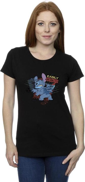 Produktbild Disney Lilo And Stitch Easily Distracted TShirt (L)