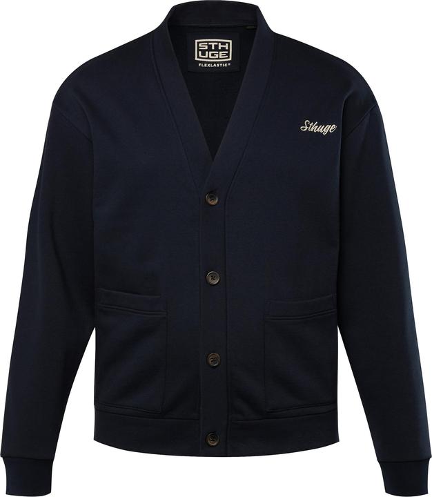 Produktbild Sthuge Sweatjacke, V-Ausschnitt, Brust-Stickerei (XXL)
