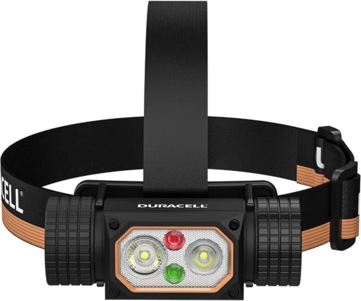 Produktbild Duracell DH2000R Gift Box Stirnlampe schwarz orange (2000 lm)