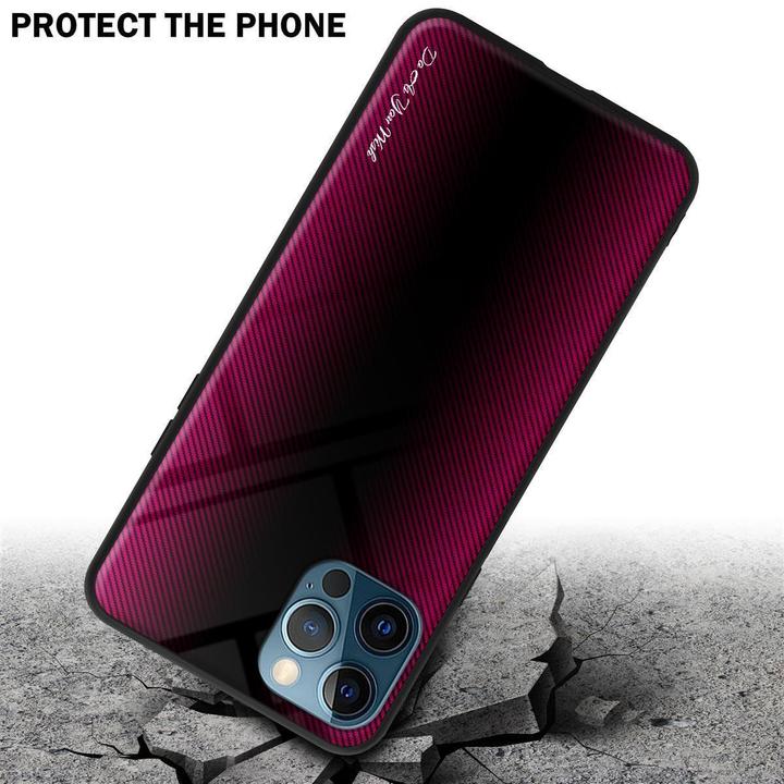 Immagine prodotto Cadorabo Copertura di vetro a strisce in TPU (Apple iPhone 12 Pro Max)