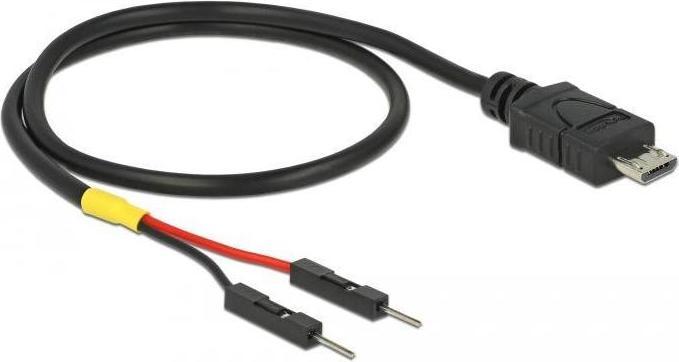 Produktbild Delock USB Stromkabel Micro-B auf 2 x Pfostenstecker einzeln Strom 30 cm (0.30 m)