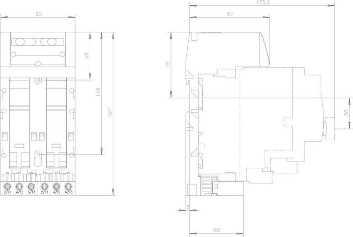 Produktbild Siemens Erweiterungsblock 1 St. 3RA6822-0AB