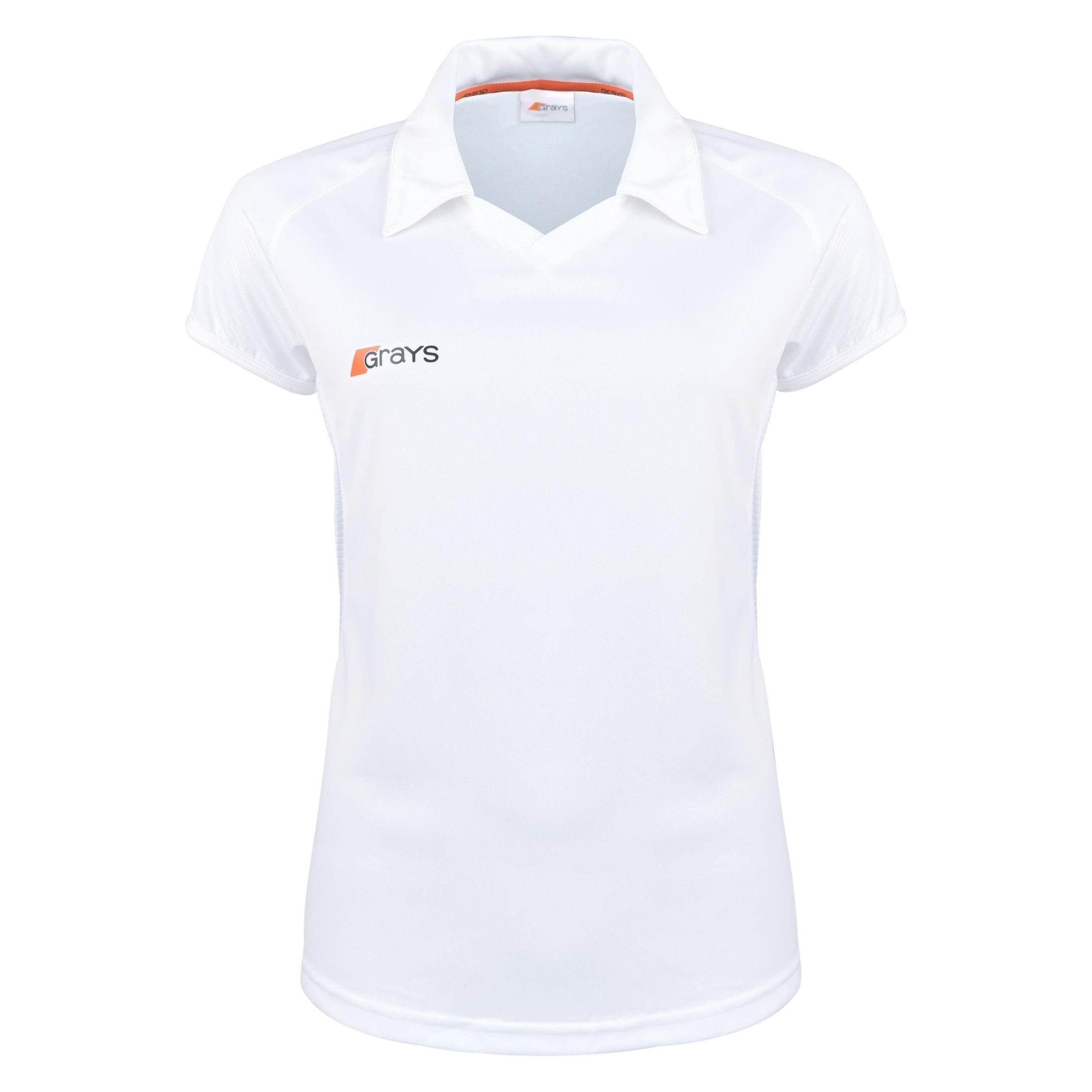 Grays, Jungen, Sportshirt, Apex 750 (34), Weiss, 34