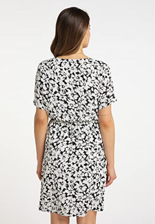 Immagine prodotto Faina Vestito donna estivo con stampa floreale, vita elastica e tasche (XL)