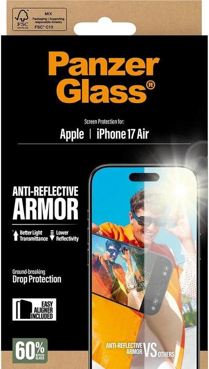 Produktbild PanzerGlass Anti-Reflective Armor (1 Stk., Apple iPhone Air)