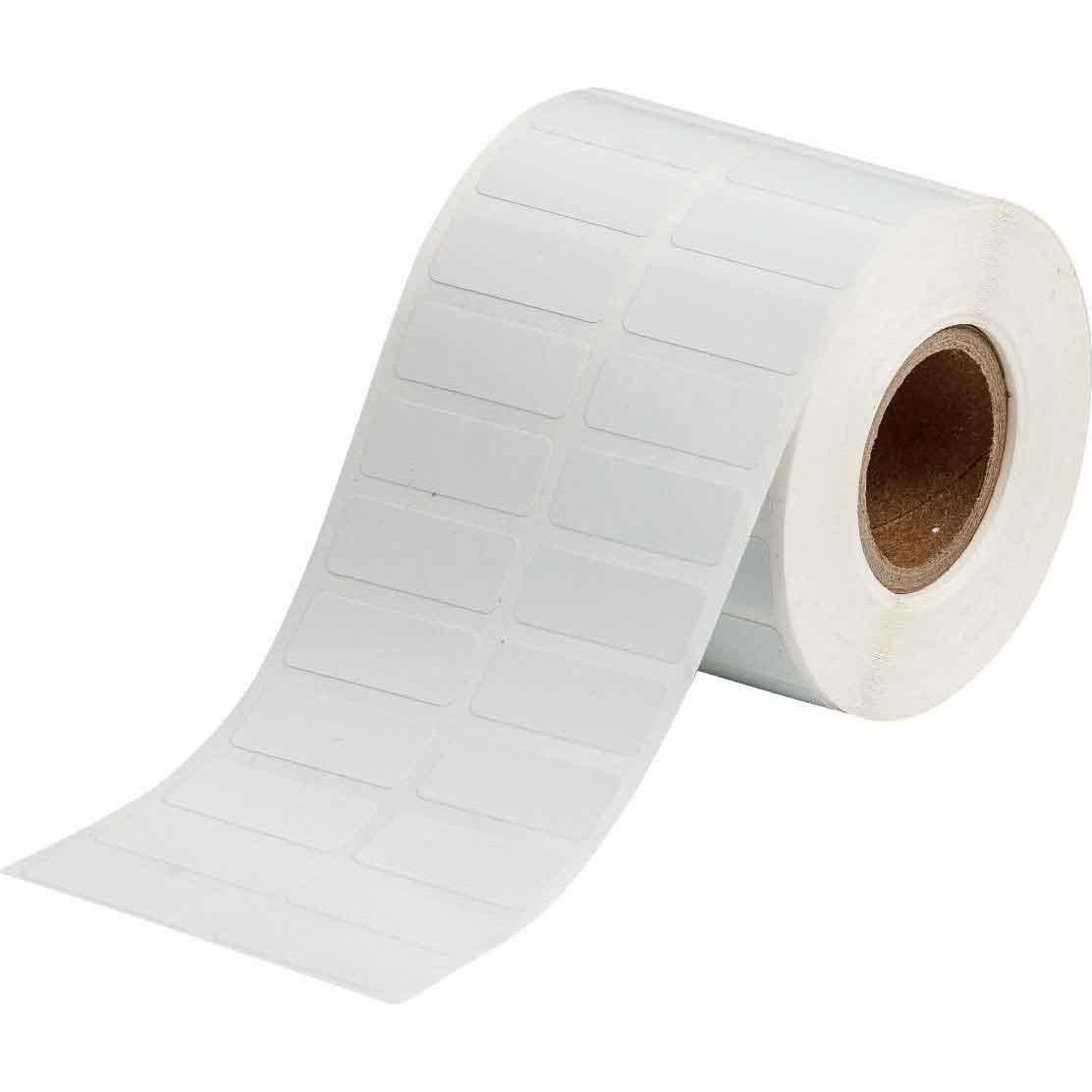 Brady, Etiketten, THT-152-492-2.5-SC, Freezerbondz II(TM), Polyester, Weiss, matt, 25,4 x 9,53mm, permanent, 2-