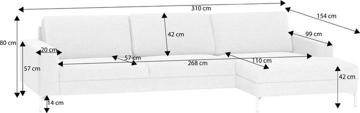 Produktbild Johann Jakob Quattro (Ecksofa)