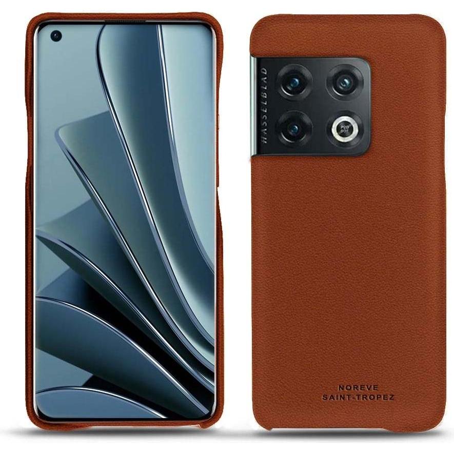 Noreve Lederschutzhülle (OnePlus 10 Pro), Smartphone Hülle, Braun