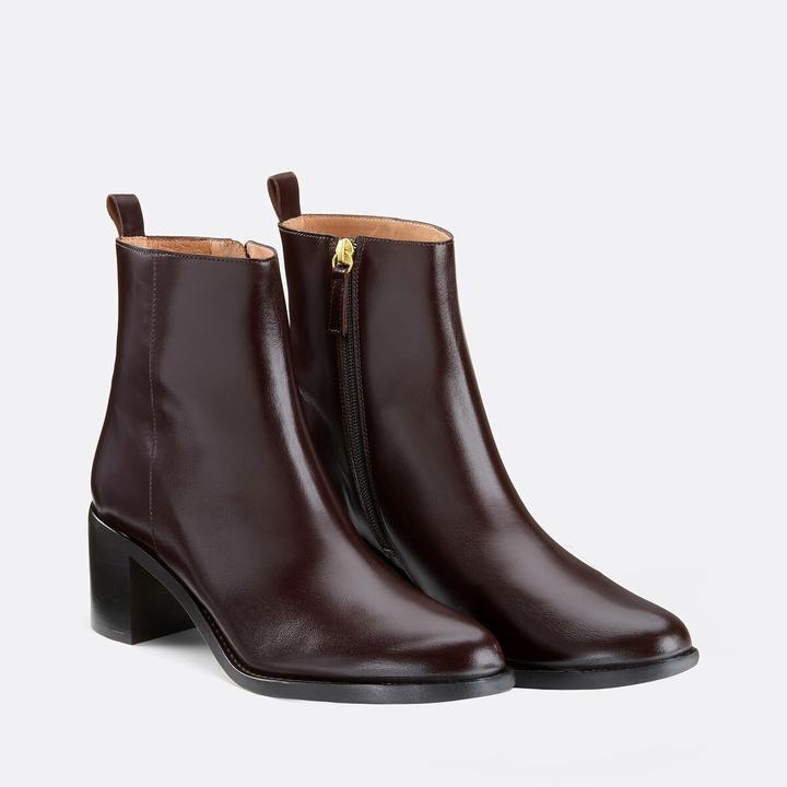 Actual product image La Redoute Collections Leather boots (37)