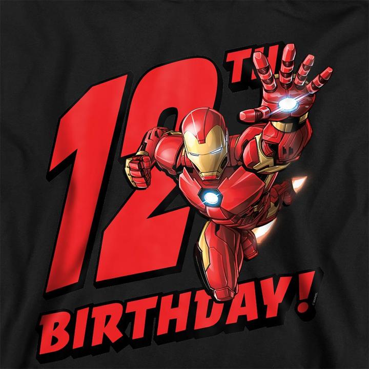 Produktbild Kapuzenpullover meliert 12er Geburstag (128)