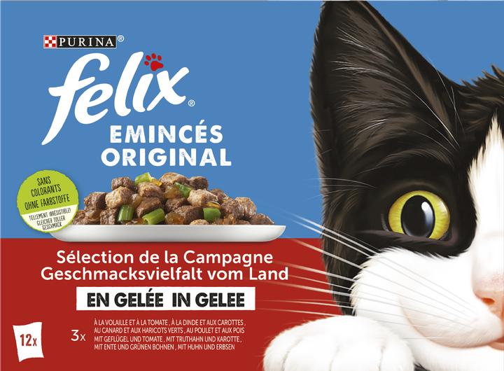 Immagine prodotto Felix Original Mixed Selection in Gelee (Adulto, 12 pz., 1020 g)