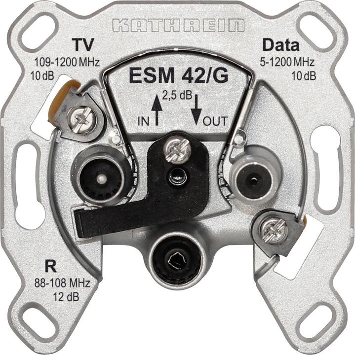 Productafbeelding Kathrein ESM 42/G antenne-aansluiting voor TV/satelliet/radio (10 dB, Antenne aansluiting)