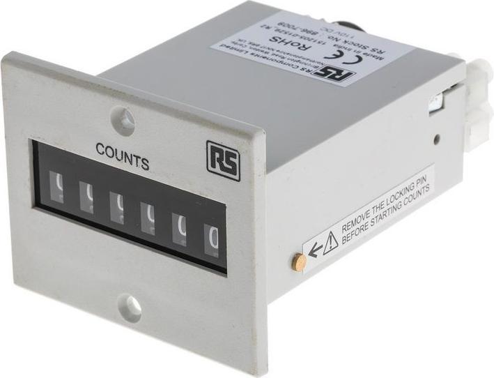 Produktbild RS PRO Electromech Impulse Counter 56x48mm 110V