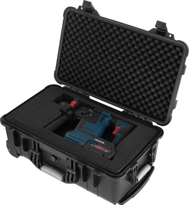 Image du produit tectake Mallette de transport à roulettes avec poignée télescopique (Mallette photo, 27 l)