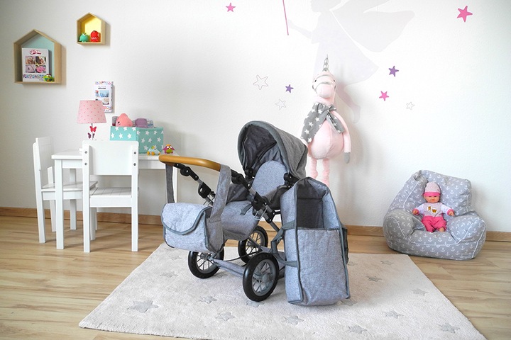 Image du produit Knorrtoys Poussette de poupée Ruby - stone brown
