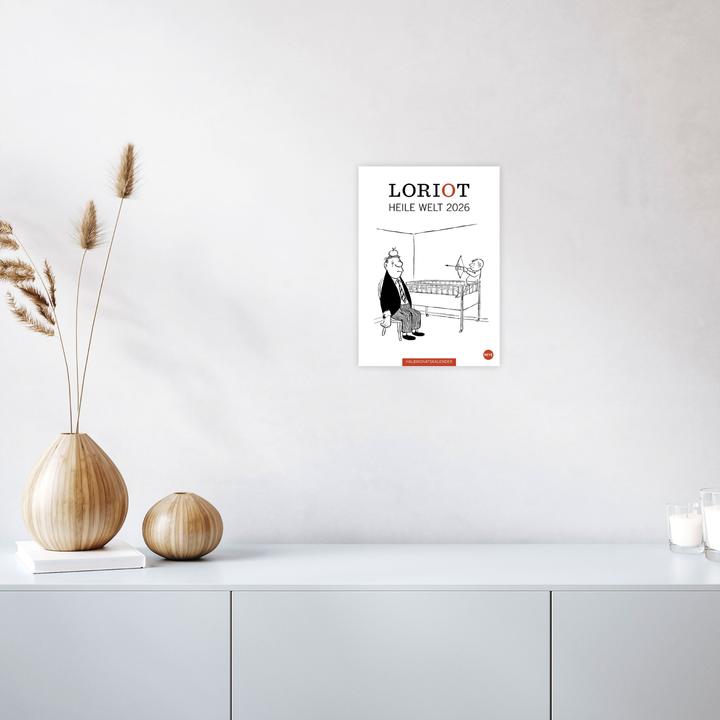 Produktbild Loriot Heile Welt Halbmonatskalender 2026 (Spezial)
