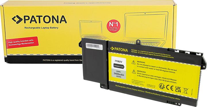 Immagine prodotto Patona Akku 15,2V für Dell Latitude 5320 Service Tag CJKKPG3-DELL 7FMXV 9JM71 1PP63 4M1JN (3400 mAh)