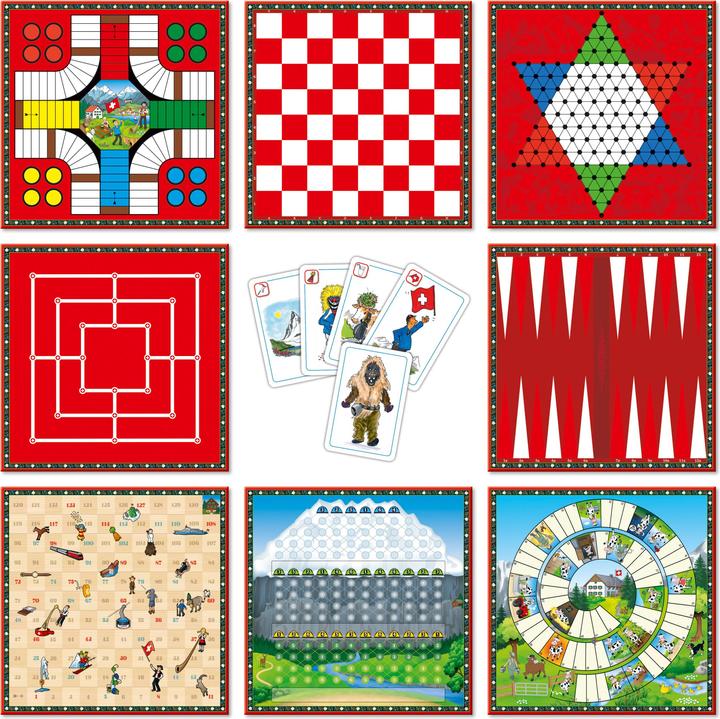 Actual product image Swiss game collection (1 - 6 Players)