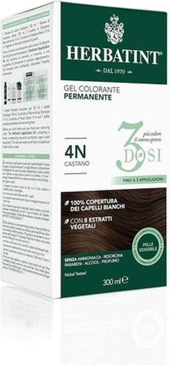 Herbatint Permanentes Gel (4N Kastanienbraun)