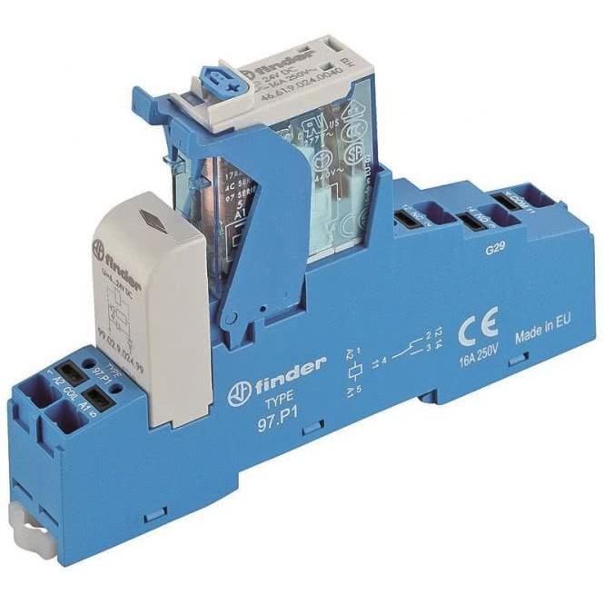 Finder Koppelrelais 4C.P1.9.024.0050 1W 10A 24VDC, Relais