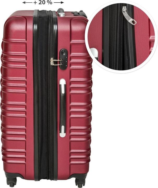 Immagine prodotto tectake Set di valigie rigide (106 l)