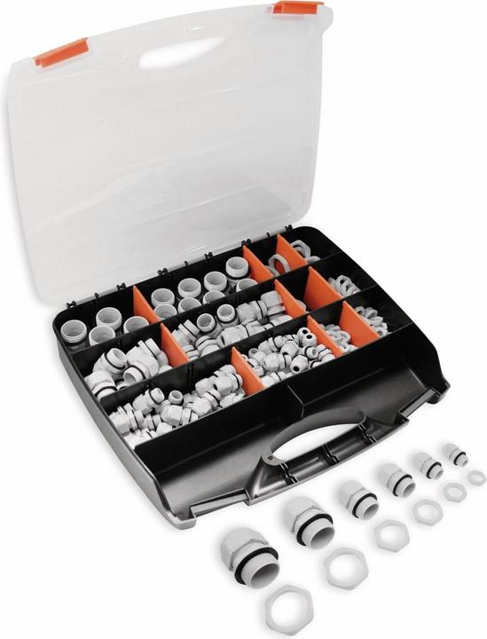 Actual product image Quadrios Cable gland assortment, - PG, 224 pieces