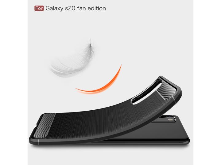 Immagine prodotto Screenguard Samsung Galaxy S20 FE Cover Carbon Brushed Soft TPU (Samsung Galaxy S20 FE)